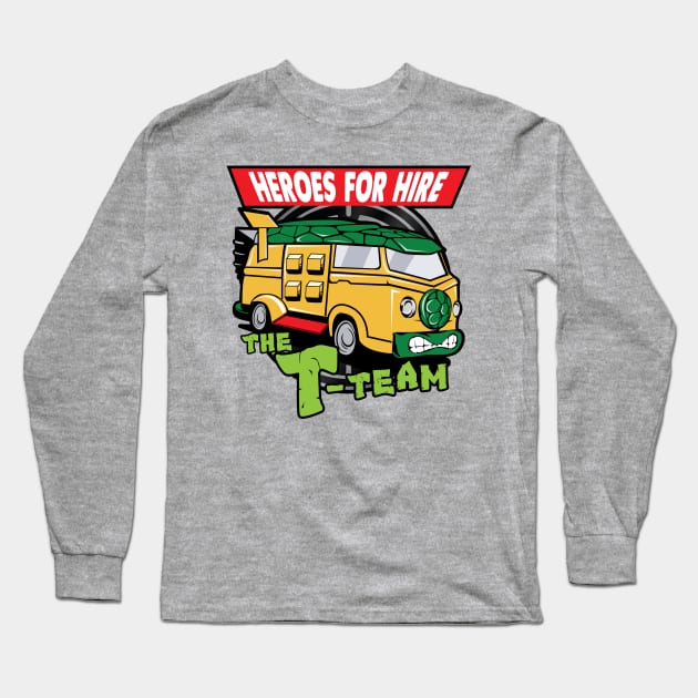 T-Team: Heroes For Hire Long Sleeve T-Shirt by DeepDiveThreads